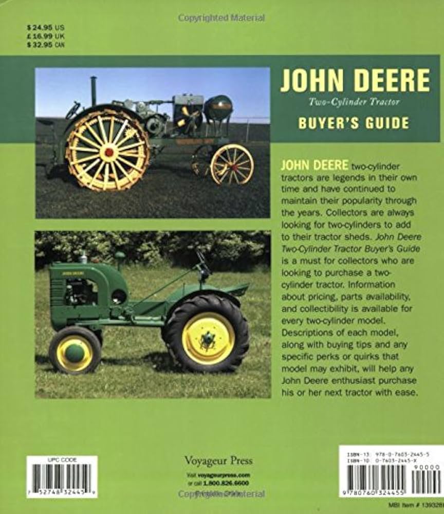 John Deere Two-Cylinder Tractor Buyer's Guide: Dietz, John