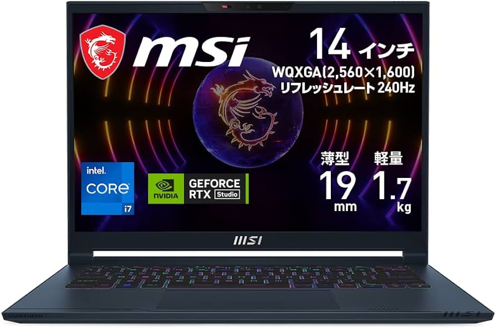 Amazon.co.jp: 【最新第13世代 Core i7 & RTX 4060搭載・薄型軽量】MSI