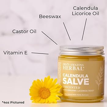 Amazon.com: Calendula Salve, Calendula Cream, Drawing Salve