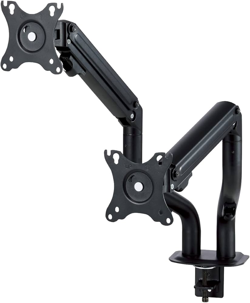 Amazon.co.jp: エレコム モニターアーム ディスプレイアーム ダブル