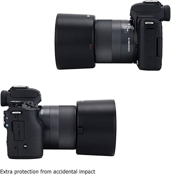 Amazon | JJC ES-60 可逆式 レンズフード Canon EF-M 32mm F1.4 STM