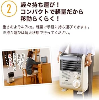 Amazon | Iwatani カセットガス ストーブ 風暖 日本製 コードレス