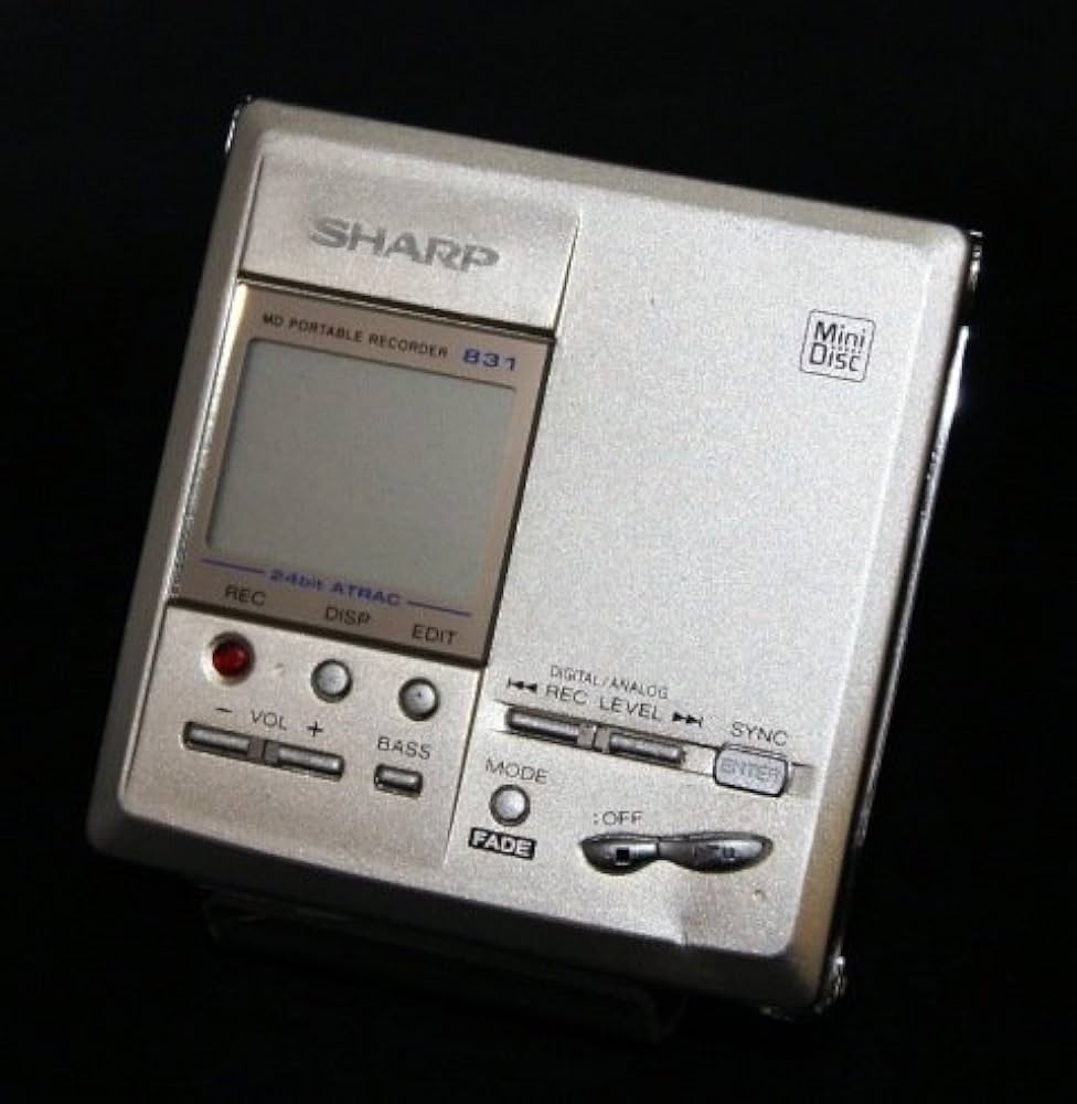 Amazon | SHARP シャープ MD-MT831-S シルバー ポータブルMDレコーダー