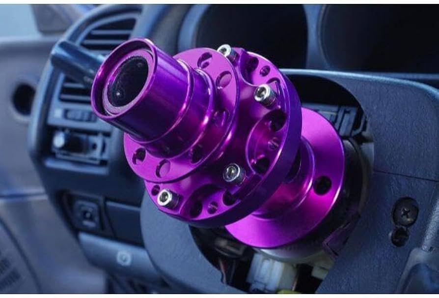 Amazon | DND ステアリング クイックリリース パープル 紫 USDM 脱着