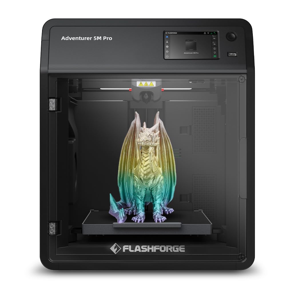 FLASHFORGE Adventurer 5M Pro 3D Pinter, 600mm/s High-Speed FDM 3D
