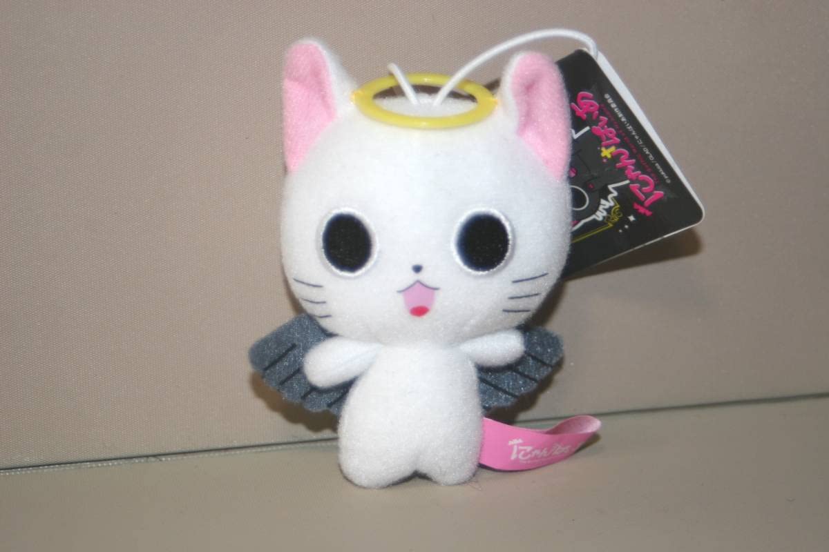 Amazon.co.jp: にゃんぱいあ にゃ天使 ゴム紐付き, 紐付き マスコット