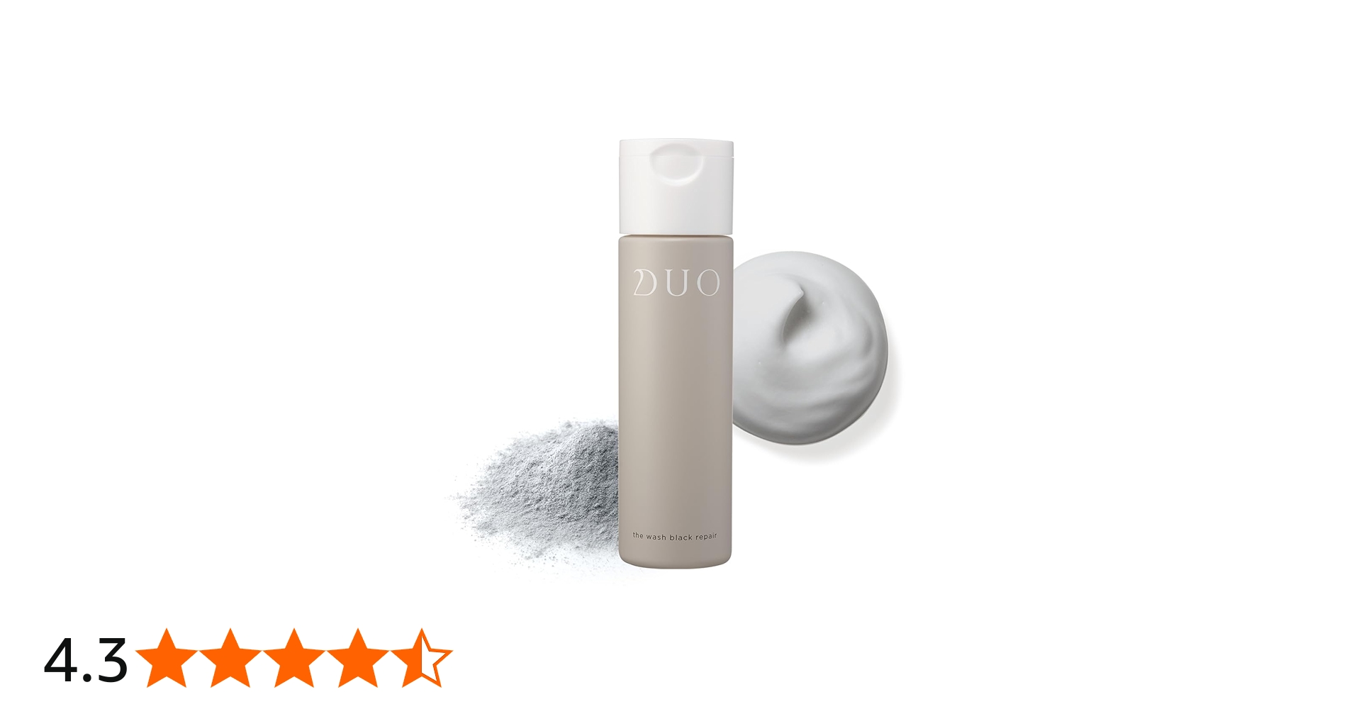 Amazon | DUO ザ ウォッシュ ブラックリペア 40g 【 毛穴レスな素肌に