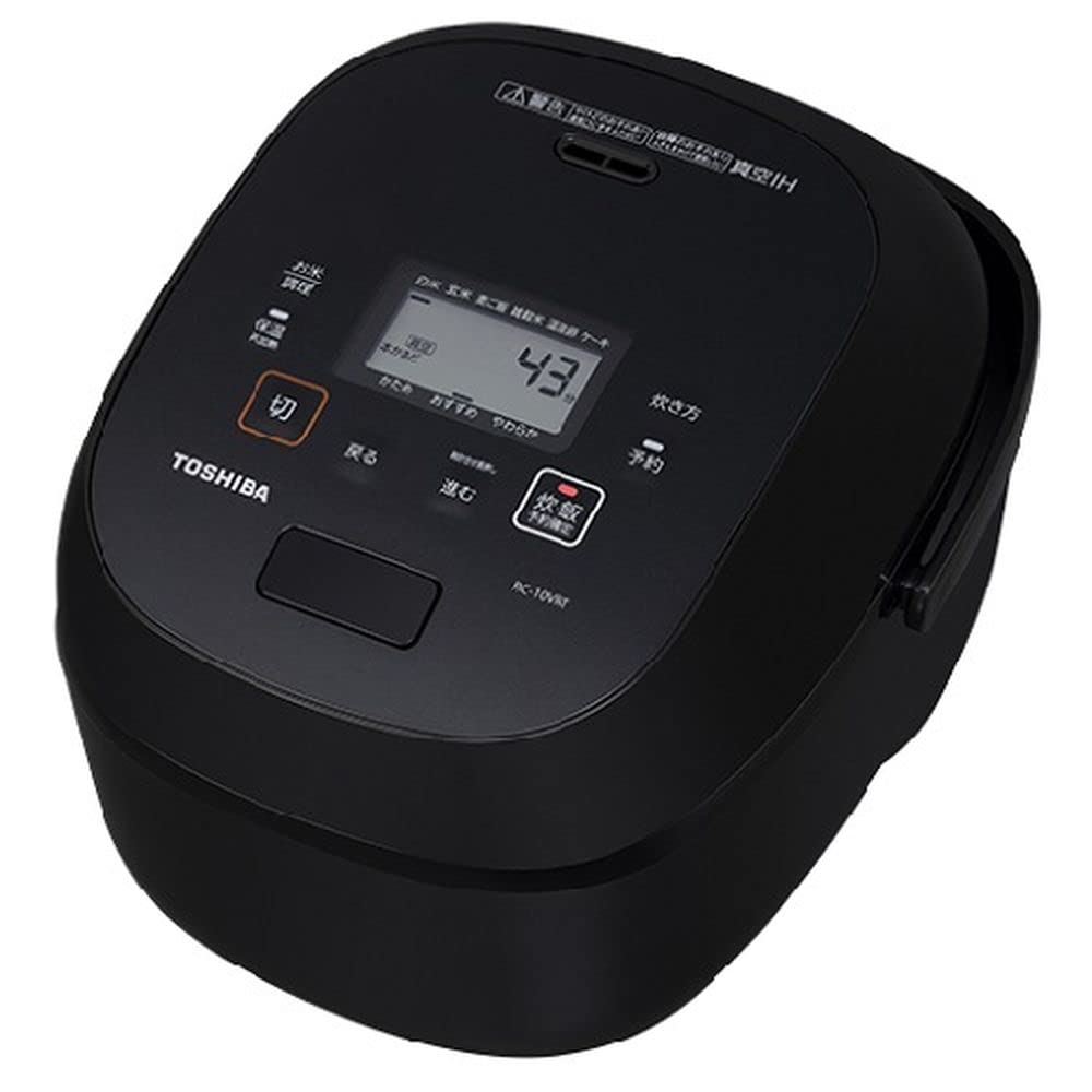Amazon | RC-18VRT-K(グランブラック) 真空IHジャー炊飯器 1升 | 東芝