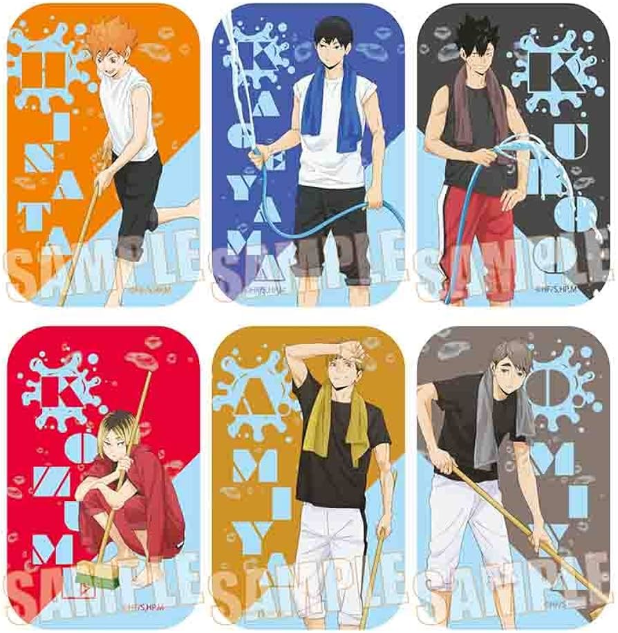 Amazon.co.jp: ベルハウス トレーディングスクエア缶バッジ ハイキュー