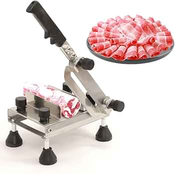 Amazon | seathestars 手動式 冷凍 冷蔵肉 ミートスライサー 生ハム