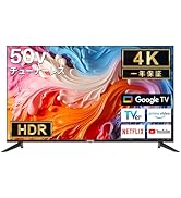 Amazon | VEZZER テレビ 43V型インチ 4K Google TV ネット動画対応