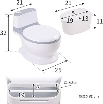 Amazon.co.jp: SUGGEST 音が鳴る おまる 子供用 洋式 選べるカラー