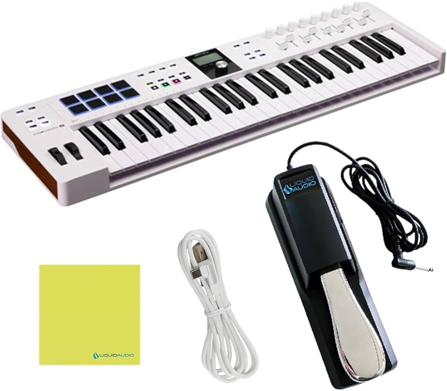 Amazon | Arturia KeyLab エッセンシャル MK3 49 キーキーボード MIDI