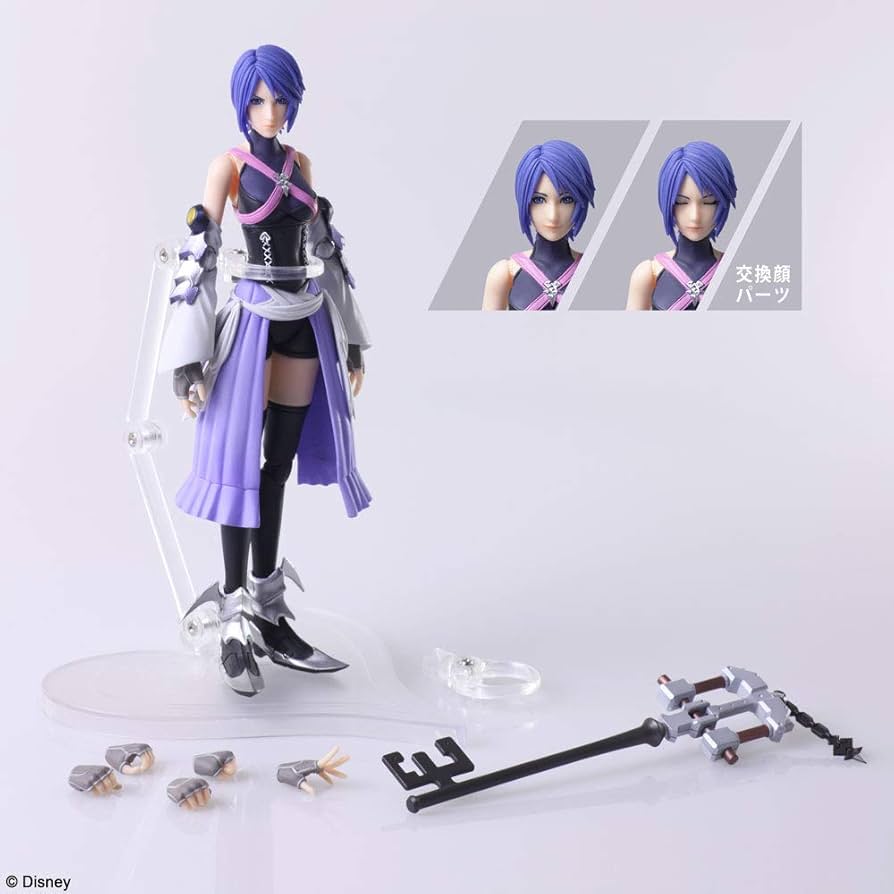 Amazon | KINGDOM HEARTS III BRING ARTS アクア PVC製 塗装済み可動