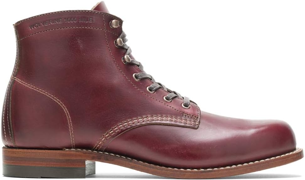 Amazon | Wolverine Men's 1000 Mile Fashion Boot, Black Leather, 6