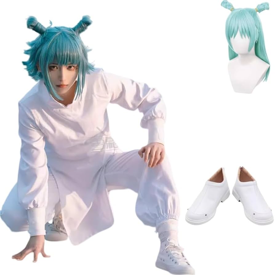 Amazon.co.jp: 呪術廻戦 鹿紫雲一 コスプレ衣装 ウィッグ/靴売り可能