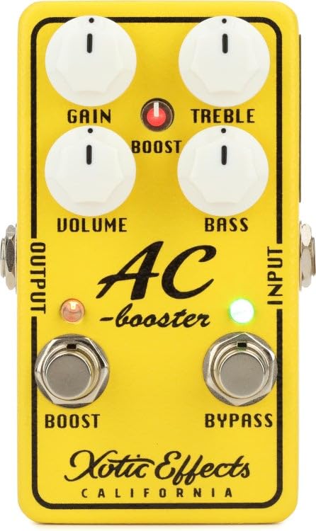 Amazon.com: Xotic AC Booster V2 Overdrive Pedal : Musical Instruments