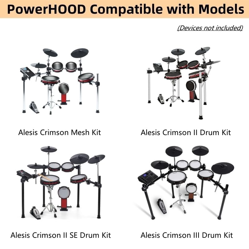 Amazon.com: PowerHOOD 9V AC/DC Adapter Compatible with Alesis
