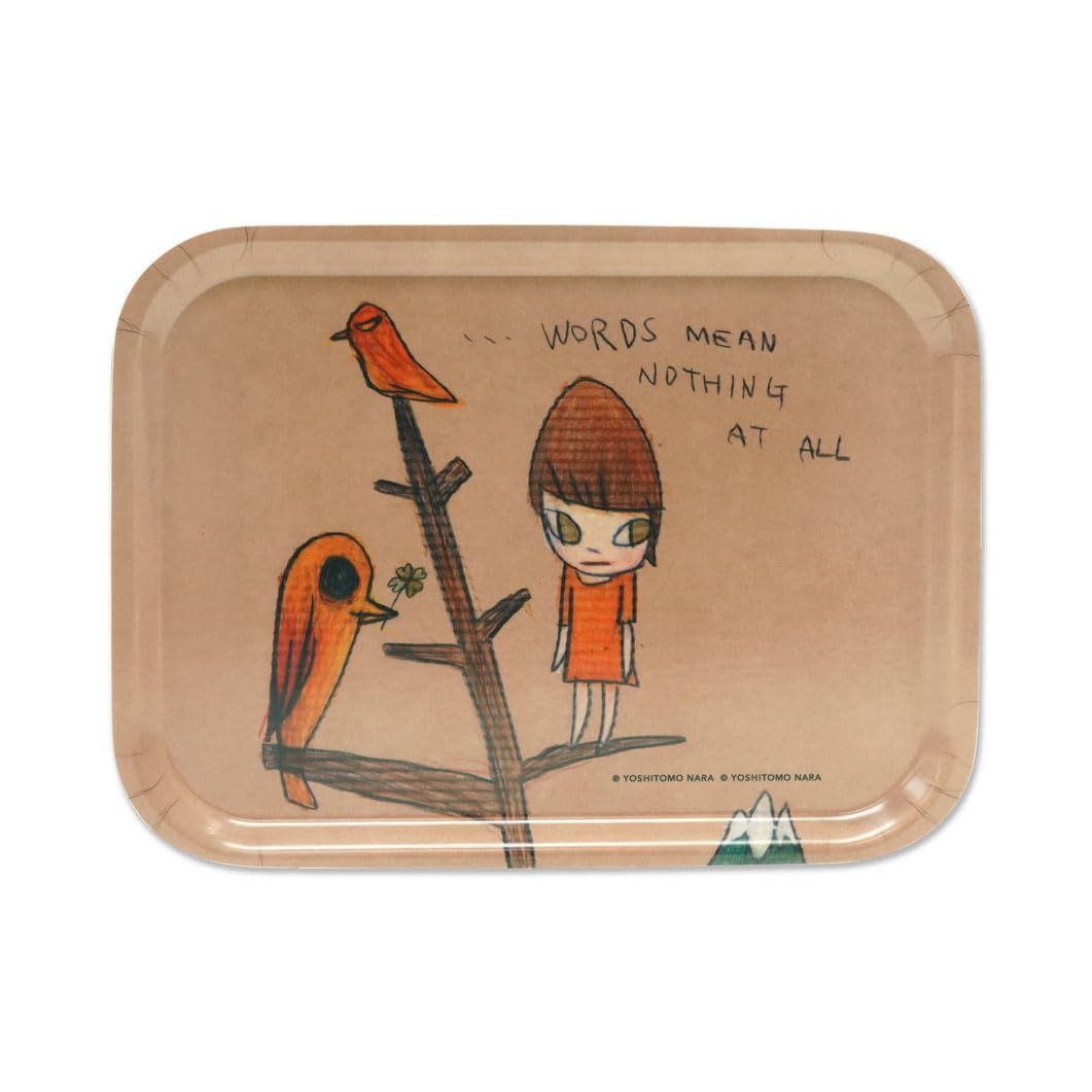 Amazon｜奈良美智 …Words Mean Nothing at All アートトレイ｜トレイ
