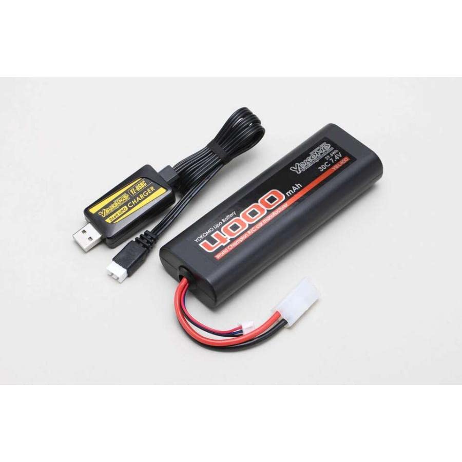 Amazon | Lipoバッテリー4000/USB充電器セット YZ-UCL400 | ラジコン