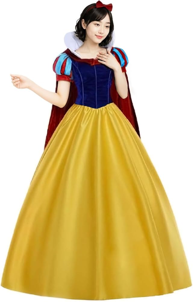 Amazon.co.jp: [monoii] 本格仕様 白雪姫 ドレス 衣装 コスプレ
