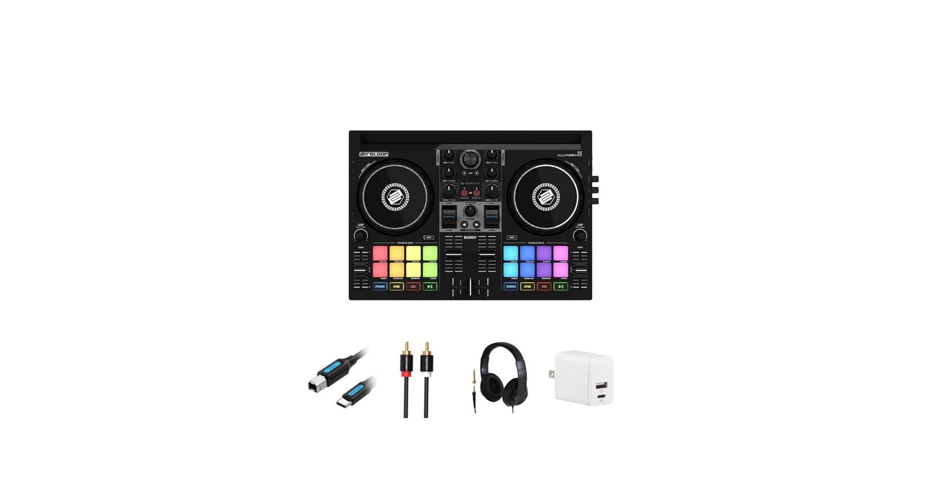 Amazon | Reloop Buddy DJコントローラー djay対応 ケーブル