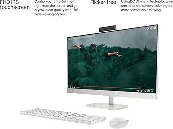 Amazon.co.jp: HP 27インチオールインワンデスクトップPC、FHDタッチ
