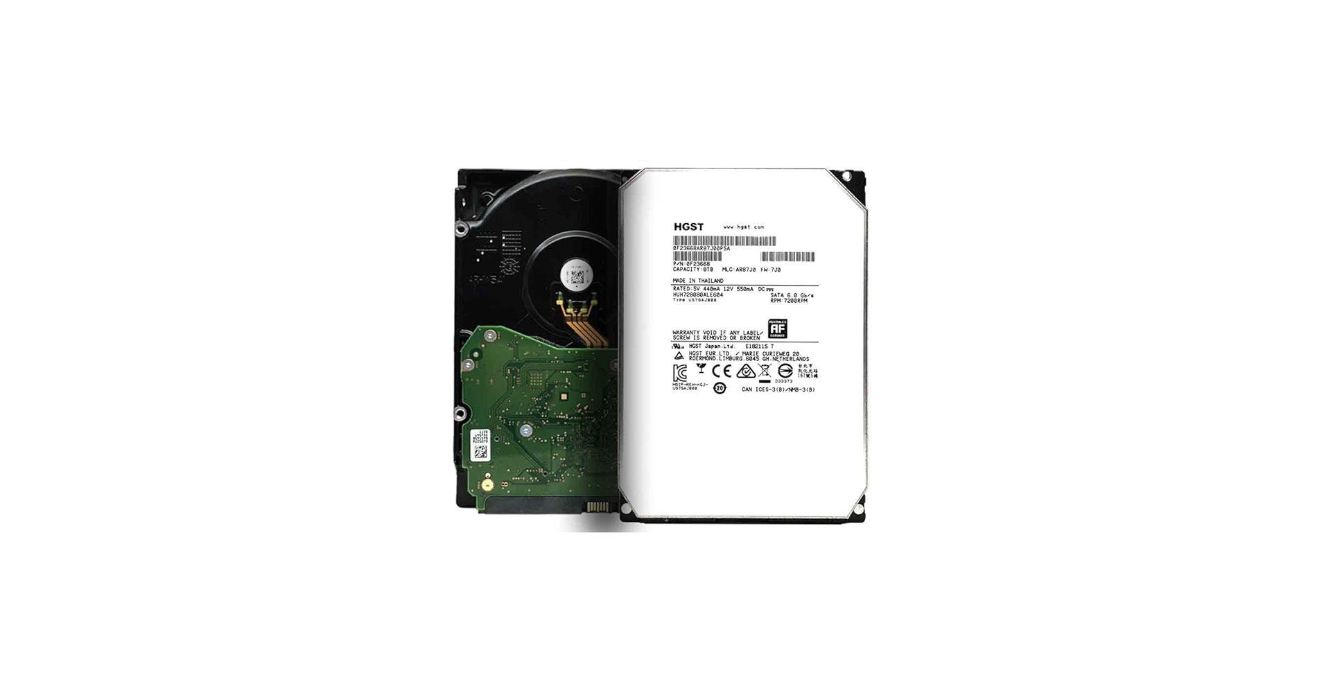 Amazon.com: HGST HUH728080ALE604 Ultrastar He8 (Helium Platform