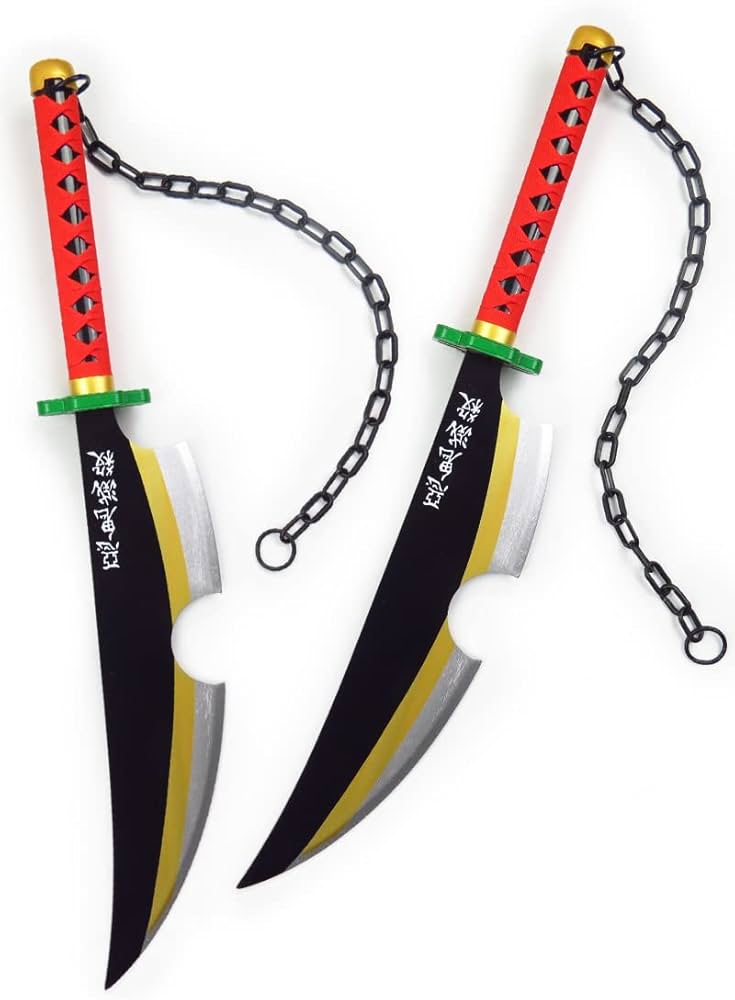 Amazon.co.jp: 宇髄天元 コスプレ道具 刀 鬼滅の刃遊郭編 宇髄 天元 音