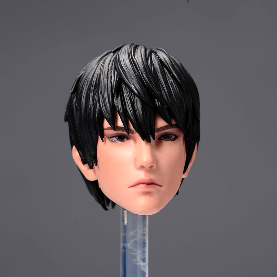 Amazon | 1/6ヘッド スカルプト男性斉霊張頭彫鬼専門家版型12寸男性