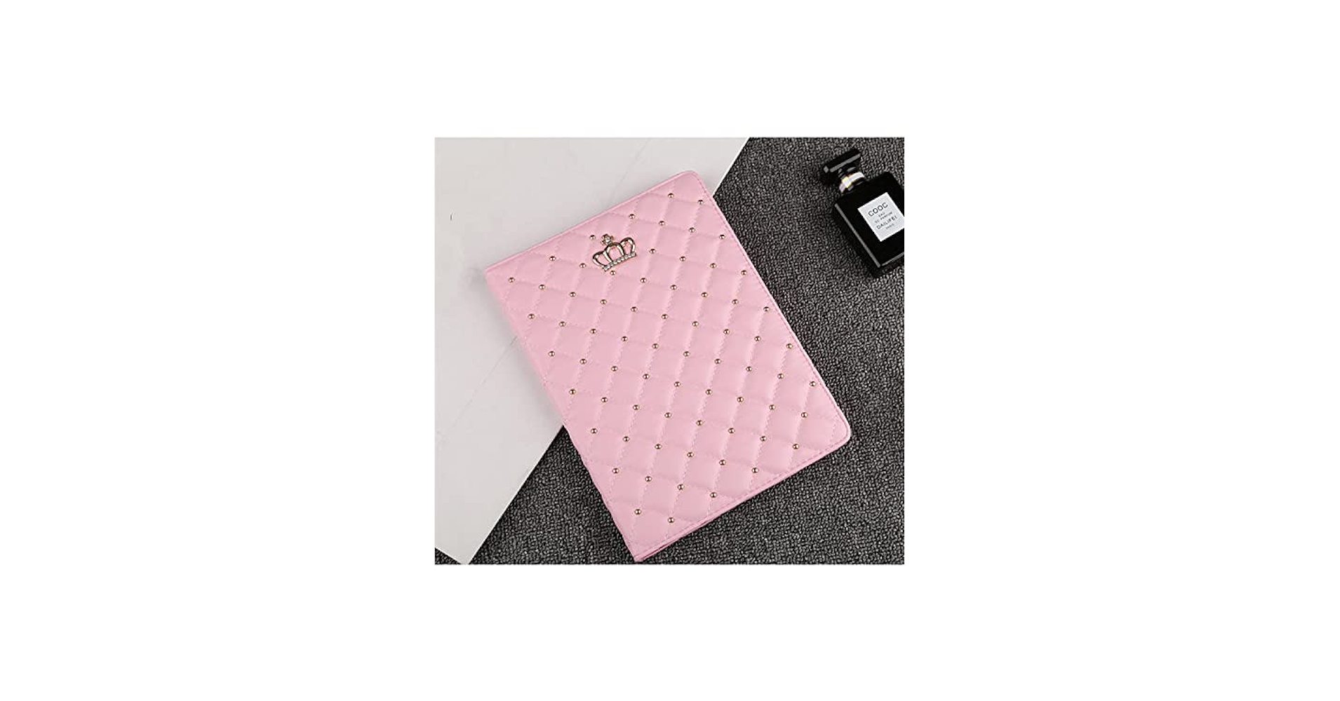 CHANEL ピンク キルティング iPadケース CHANEL ピンク キルティング