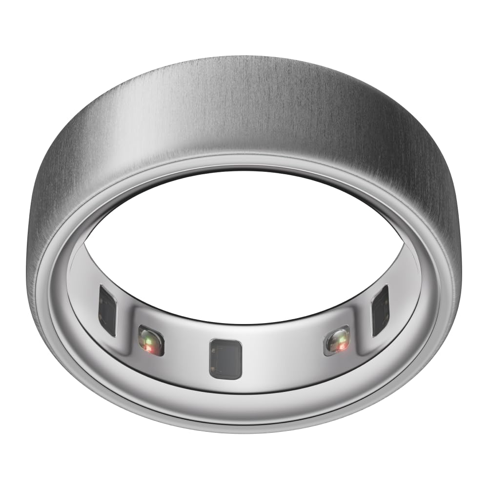 Amazon.com: Oura Ring 4 - Brushed Silver - Size 9 - Size Before