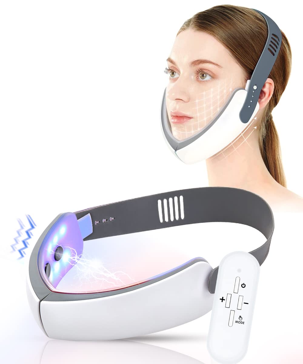 Amazon.co.jp: 高周波マイクロ電流痩身神器振動カラー光RF美容器咬筋二