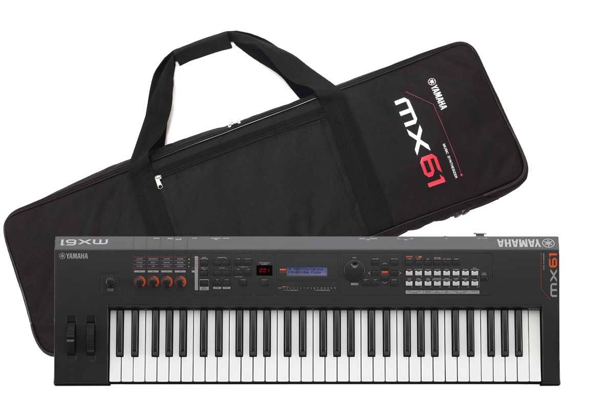 Amazon | YAMAHA MX61 BK シンセサイザー 61鍵盤 専用ソフトケース付属