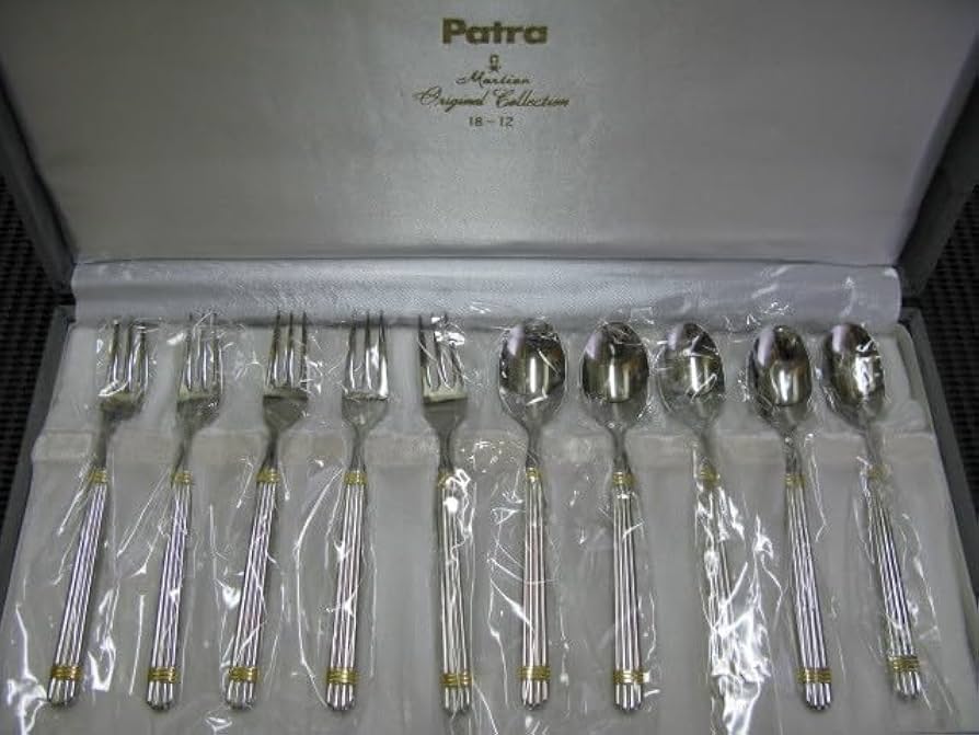 Amazon.co.jp: Martian Patra Spoon Forks, Set of 10, 18-12
