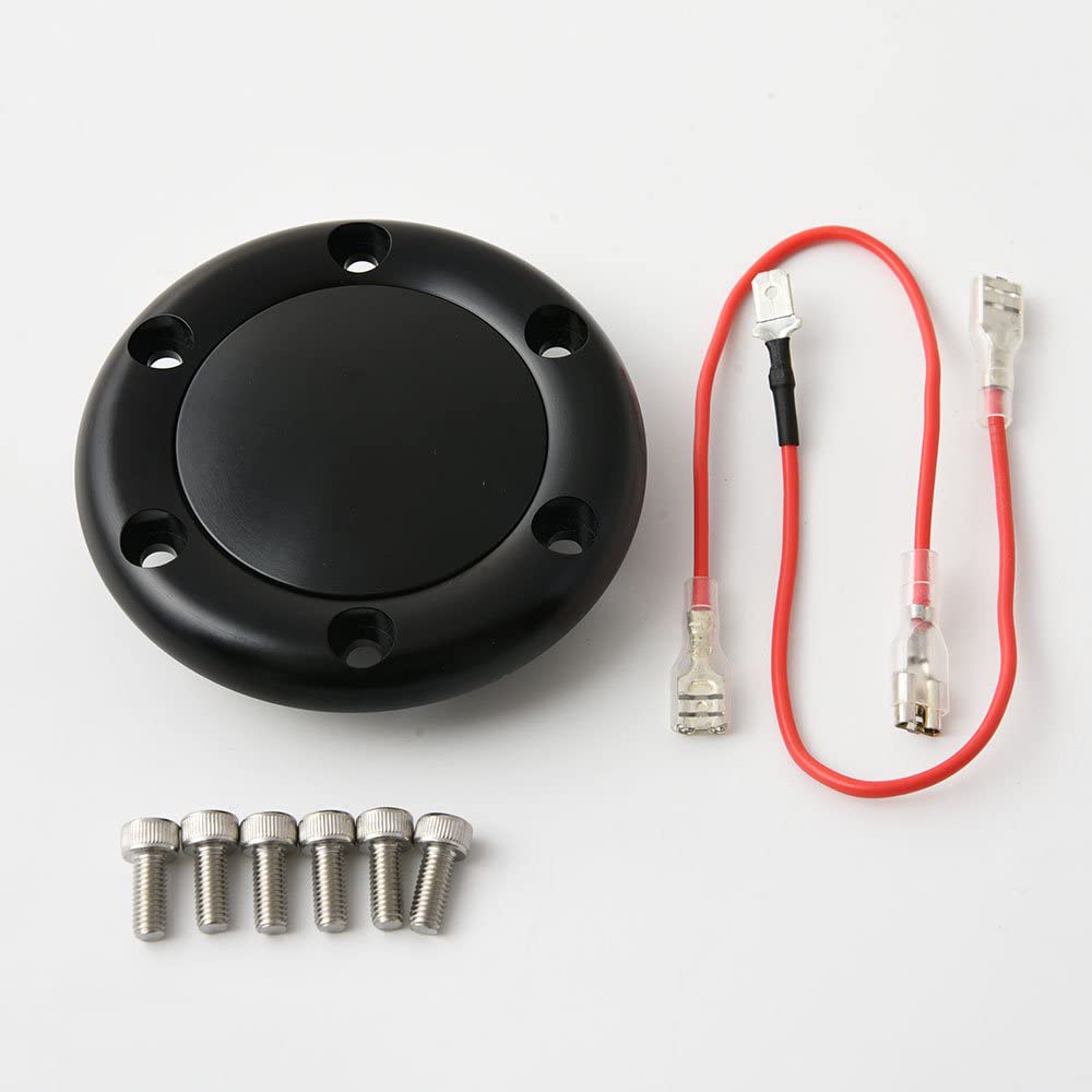 Amazon | ビレットホーンボタン 6ボルトステアリングホイール用