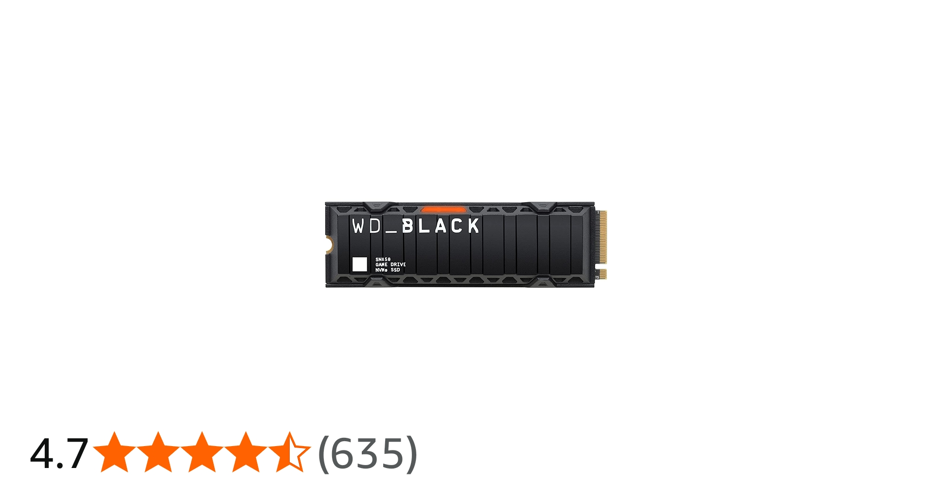 Amazon | ウエスタンデジタル SN850 500GB ヒートシンク搭載【PS5動作