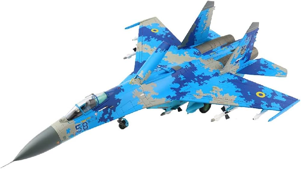 Amazon.co.jp: 1/72ウクライナ空軍SU-27 Bフランカーファイターモデル