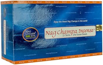 Amazon.com: Nag Champa Gold Incense 15 Sticks - 12 Boxes (180