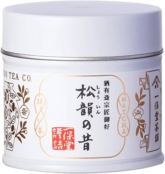 Amazon | 抹茶 一保堂茶舗 松韻の昔（しょういんのむかし）20g缶