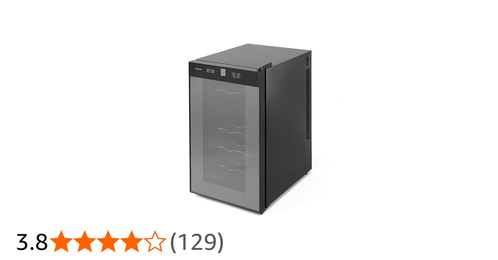 Amazon.co.jp: アイリスオーヤマ ペルチェ式ワインセラー 18本 50L