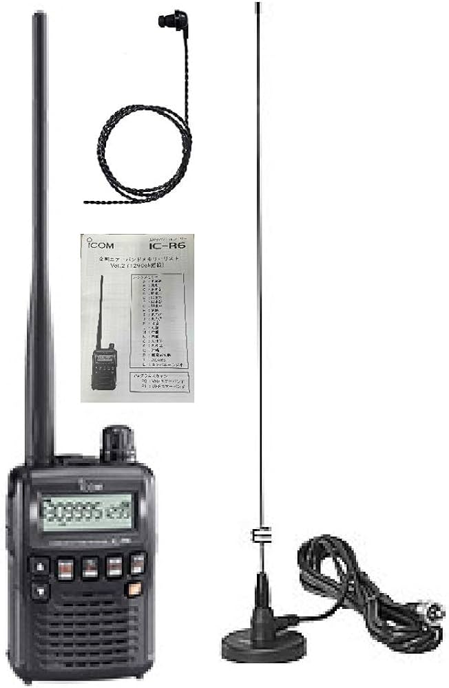 Amazon | アイコム IC-R6 エアーバンドスペシャル 車載用50cm