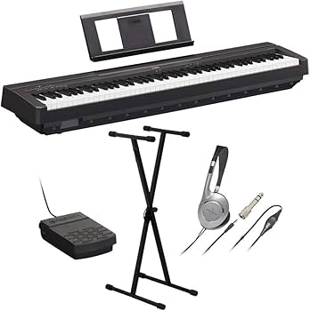 Amazon | YAMAHA P-45B ブラック 電子ピアノ 88鍵盤 Xスタンド