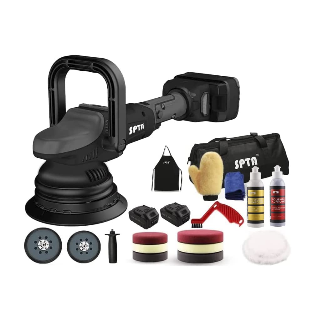 Amazon | 充電式ポリッシャー, 変速電動ポリッシャー研磨パッド付き