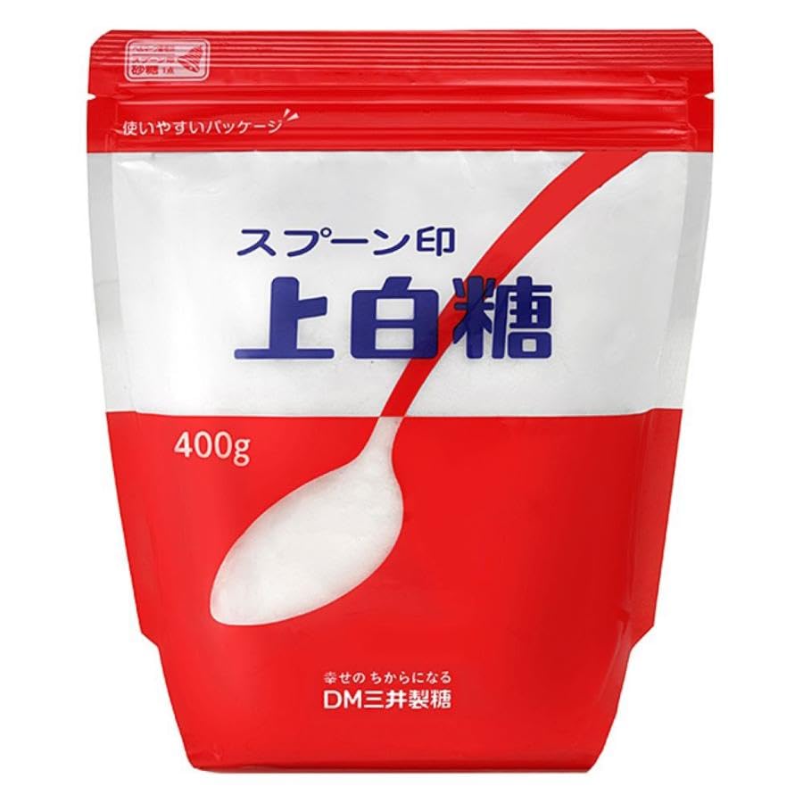 Amazon.co.jp: スプーン印 上白糖 チャック付き400g (1袋) : 食品