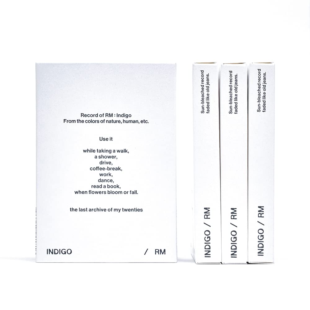 Amazon.com: RM - 'Indigo' Postcard Edition (Weverse Albums ver