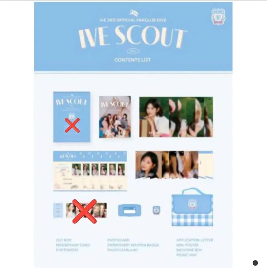 Amazon.co.jp: ive 韓国 ファンクラブ FC 3期 キット セット : おもちゃ