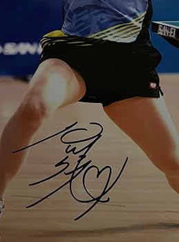 Amazon.co.jp: 正規品 石川佳純 直筆サイン付き写真 女子卓球 証明書