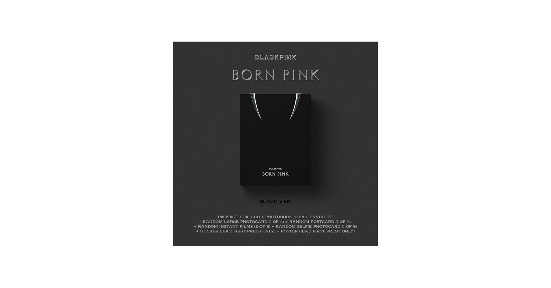 BLACKPINK - BORN PINK[Standard CD Boxset – Version B / BLACK