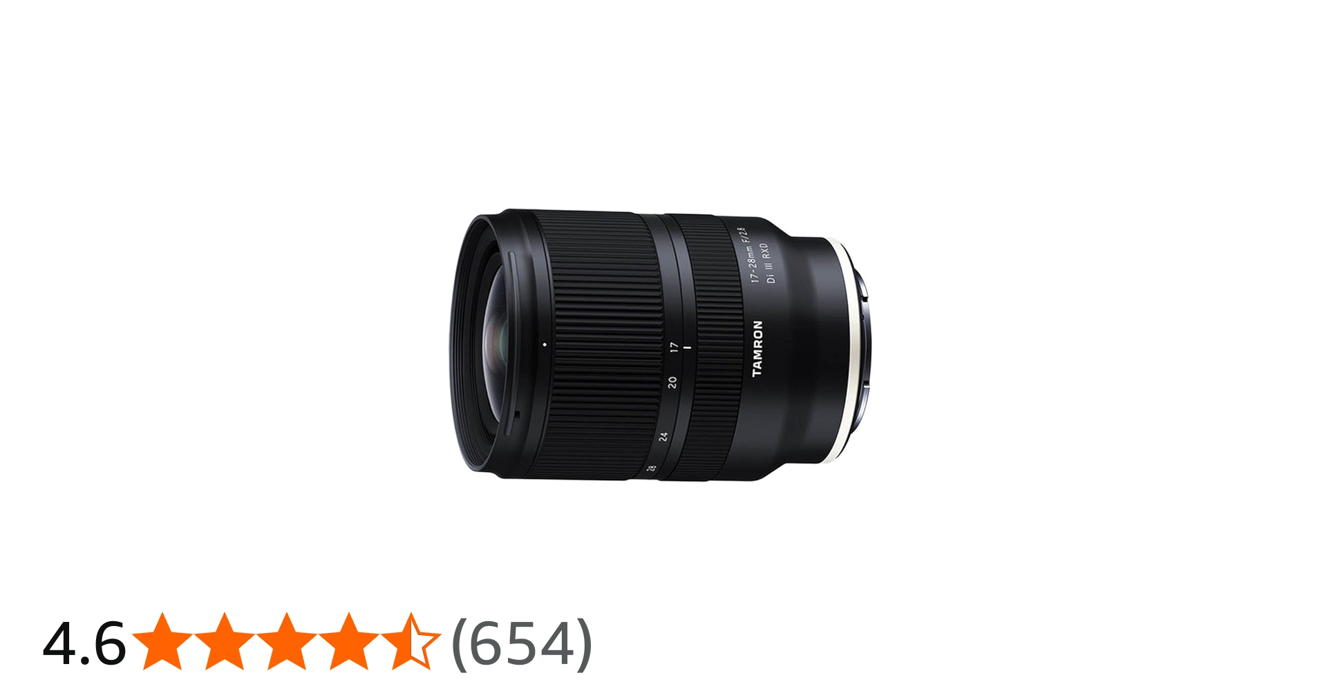 Tamron 17-28 F/2.8 mm Di III RXD Wide Angle Zoom Lens for Sony E